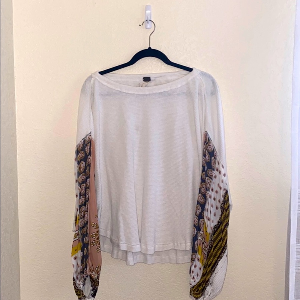 FREE PEOPLE Blossom Thermal Ivory Combo